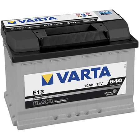 Аккумулятор легковой "VARTA" Black Dn. E13 (70Ач о/п) 570 409 064 