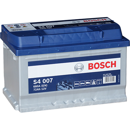 Аккумулятор легковой "BOSCH" S40 070 S4 (72Ач о/п) низкая 572 409 068 