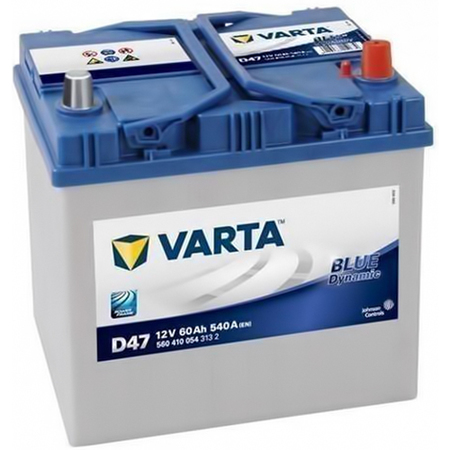 Аккумулятор легковой "VARTA" Blue Dn. D47 (60Ач о/п) D23L 560 410 054 