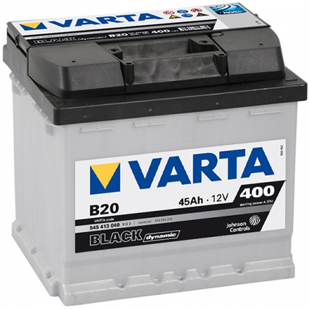 Аккумулятор легковой "VARTA" Black Dn. B20 (45Ач п/п) 545 413 040 