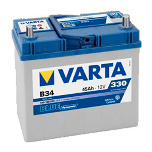Аккумулятор легковой "VARTA" Blue Dn. B34 (45Ач п/п) B24RS 545 158 033 