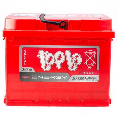 Аккумулятор легковой "Topla" Energy (60 Ач п/п) L2 108160 