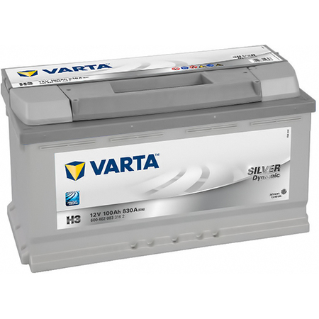 Аккумулятор легковой "VARTA" Silver Dn. H3 (100Ач о/п) 600 402 083 